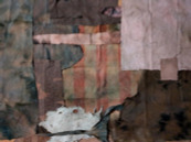 Tissu rose matelassé